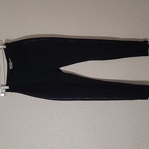 Jamie Sadock size 6 Black Pull PM Pants with side zipper skinny leg
